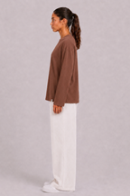 Longsleeve - Braun