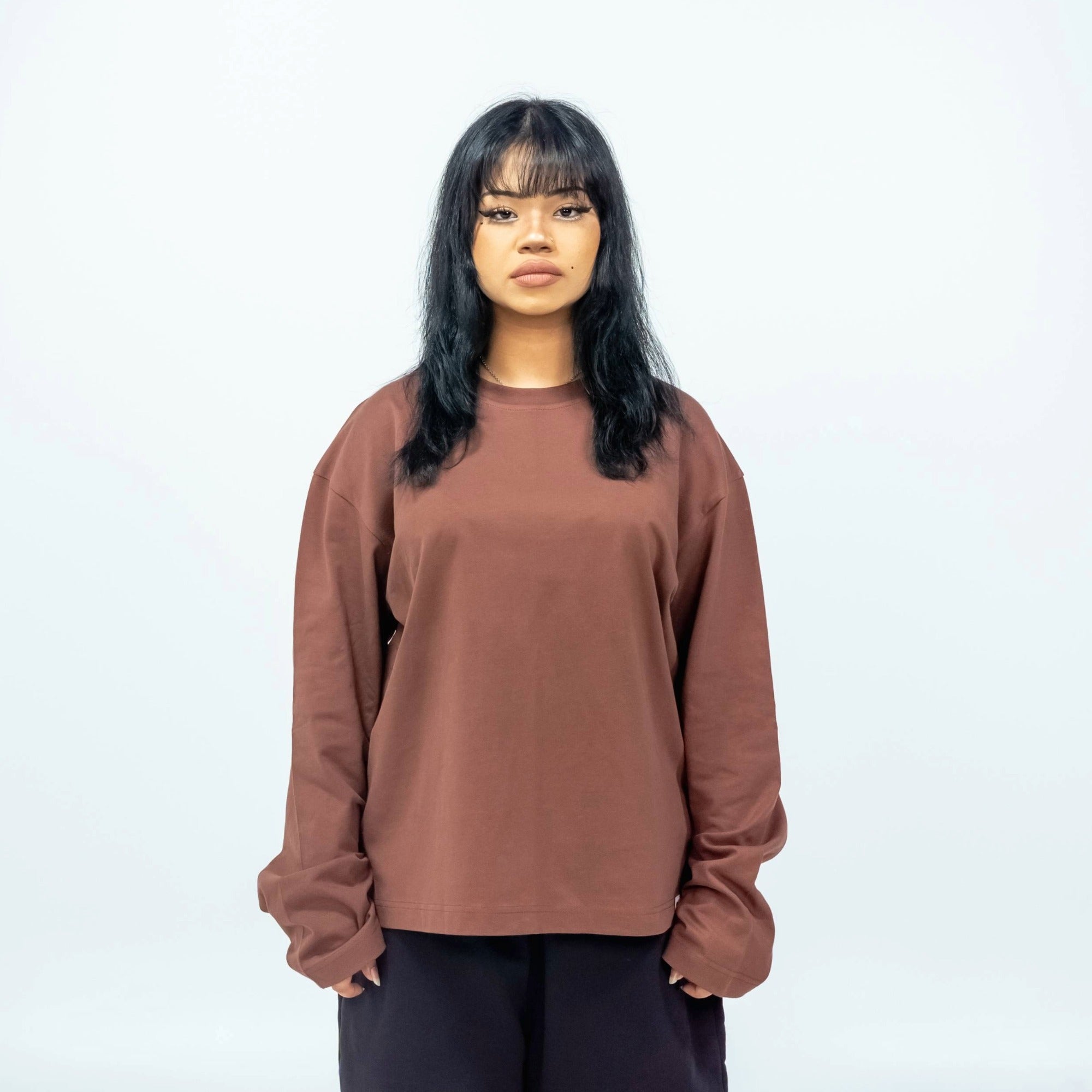 Longsleeve - Braun