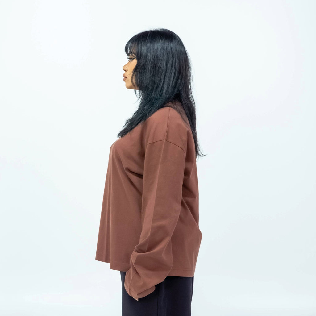 Longsleeve - Braun