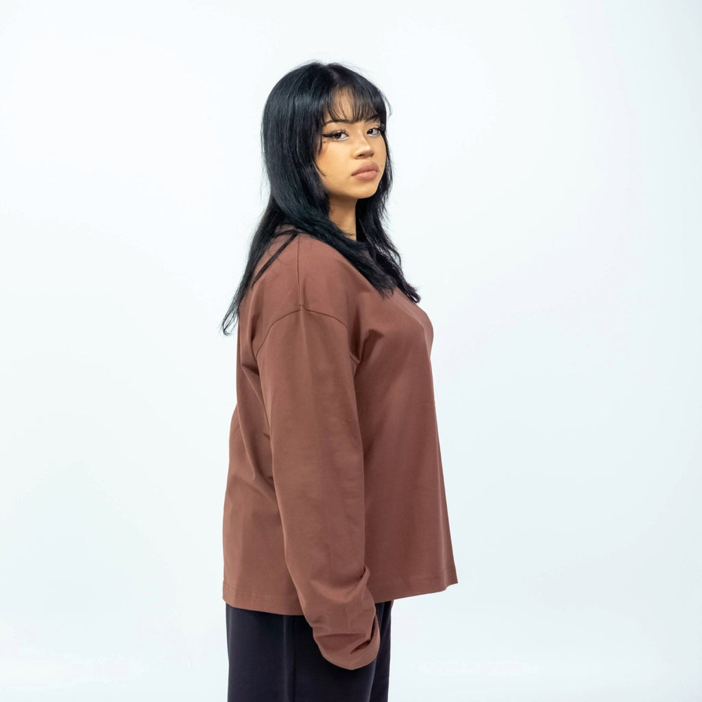 Longsleeve - Braun